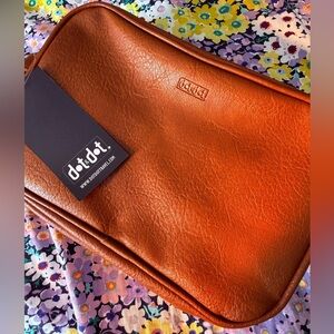 Tan Crocodile Embossed Women’s Travel Bag